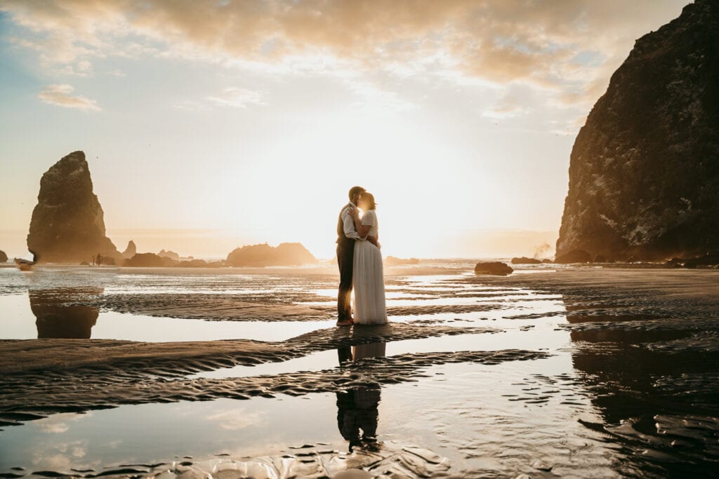 Elopement in Cannon beach